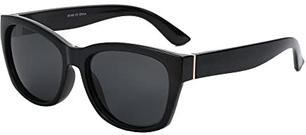 ZENOTTIC Cat Eye Sonnenbrille für Damen - Polarisiert, Vintage, Groß Quadratisch, UV-Schutz, Retro, Überdimensionale Sonnenbrille zum Autofahren