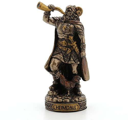 Veronese Design Norse Gods Miniature Figurine (Heimdall, Bronze)