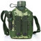 Wudaizhi 1l Army Hip Flask Water Bottle Aluminum Wine Pot Military Canteen Camping Hiking Survival Kettle with Cover Outdoor