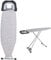 Ironing Board - 120 x 40cm Ironing Board Table Folding Metal Iron,Lightweight Iron Board Rack Foldable Non Slip Adjustable Height (Grey)