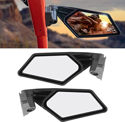 X3-Zubehör, Rückspiegel-Set, 360 Grad Verstellbares Ersatzzubehör Für Can Am Maverick X3 UTV – Off-Road-UTV-Spiegel-Set