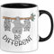 Elefant Tasse Geschenk Für Elefanten-Liebhaber Geschenkidee Be Different (Schwarz)