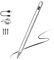 Stylet pour Microsoft Surface Pro 9 8 7 6 5 4 X Pen/Surface Go 3 Go2/Surface Book/Latpop 5/Studio Pen – 4096 Niveaux – Stylet Palm Rejet (Argent)