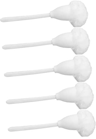 Ciieeo 5 Piezas escobilla de baño Suave Limpiador de baños Limpiador de Inodoro Cepillo de Limpieza de la Taza Inodoro portapuntas fregadora eléctrica depurador Cepillo de baño casero