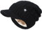 Creekstone Beanie für Damen Herren Satin gefütterte Wintermützen Slouchy Beanies Hüte Satin gefütterte Beanie mit Krempe Visier (DE/NL/SE/PL, Alphanumerisch, Einheitsgröße, Schwarz)