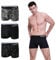 Poligono Boxer Uomo Cotone da 3 Pack, Mutande Uomo Boxer Elasticizzato con Stampa,Set Biancheria Intima Traspiranti e Comodo, (Miscela A,6XL)
