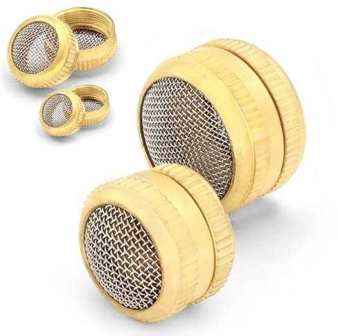 Ultrasonic Cleaner Basket for Small Parts Brass Body with Stainless Steel Mesh Parts Holder for Jewellery and Watch Parts Pack of (2)