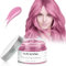 Temporäre Haarfarbe, 4,23 Unzen Haarfarbe Wachs für Männer Frauen, Washable Naturhaarfarbe Pomade, Instant Haartönung Dye Haar Wachs für Party, Cosplay，Halloween (Rosa)
