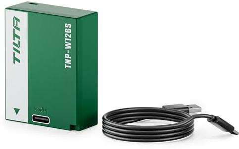 Tilta NP-W126S Akku, USB-C XM5 Batterie kompatibel mit Fujifilm XM5, XE5, X Half, X100VI, X100V, XS10, XT30II, XT30, XT20, XE4, A5 Kameras TNP-W126S-FG