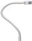 kalb Material für Möbel LED Bettleuchte Leseleuchte Bettlampe Flexleuchte chrom silbergrau Touch Schalt, Farbe:silbergrau/alu eloxiert, Größe:1er Set