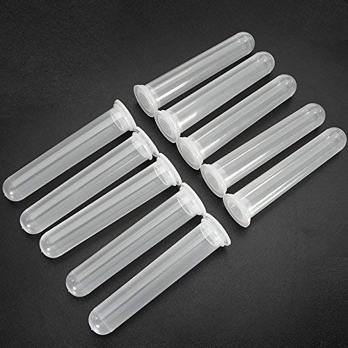 EsportsMJJ 10Pcs 20Ml Rond Fond Centrifuge Tube De Polypropylène Ep Transparent Avec Capuchon