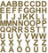 kleb-Drauf® | 58 Buchstaben, Höhe je 5 cm | Gold - matt | Autoaufkleber Autosticker Decal Aufkleber Sticker | Auto Car Motorrad Fahrrad Roller Bike | Deko Tuning Stickerbomb Styling Wrapping