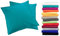 Moon 2er Pack Luxury Linon Kissenbezug 100% Baumwolle-petrol-80x80