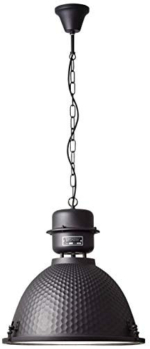 BRILLIANT Lampe Kiki Pendelleuchte 48cm schwarz korund | 1x A60, E27, geeignet für Normallampen (nicht enthalten) | Kette ist kürzbar