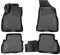 OMAC Gummimatten Fußmatten kompatibel mit FIAT Doblo 2010-2021 TPE Automatten Schwarz 4X