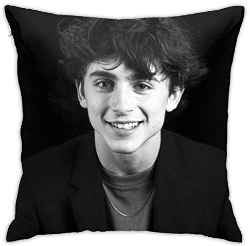 HCKZ Timothee Chalamet Dekorativer Kissenbezug Sofa Schlafzimmer Home Decor Kissenbezug Überwurf Kissenbezug (18x18 Zoll)