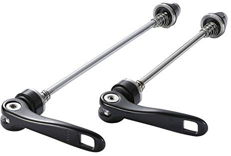 Neuocean 1pair Bike Quick Release Skewer Front Rear Hub, Ultralight Bicycle Quick Release Wheel Nuts Front and Rear Skewers for MTB Road Mountain Bike