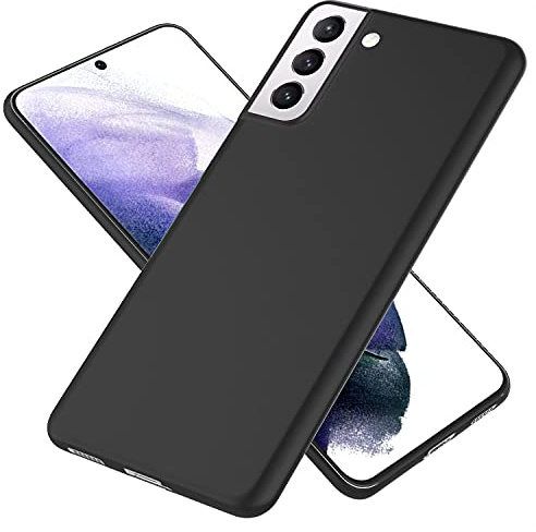 NALIA Ultra Slim Hardcase für Samsung Galaxy S21 Plus - Hülle | Schwarz Opak, Vergilbungsschutz, UV-stabiles Polycarbonat, Linsen einzeln umschlossen, Anti-Fingerprint, Soft-Touch Grip