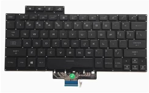 fqparts-cd Laptop Tastatur für ASUS for ROG Zephyrus G14 GA401IH GA401IHR GA401II GA401IU GA401IV GA401QC GA401QE GA401QH GA401QM Schwarz Amerikanische Version