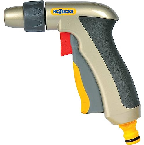 AMK® Hozelock Metal Jet Spray Gun Plus for Hose Pipes - Multi Pattern & Flow 2690