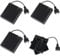 ALAMSCN 4PCS 4 AA Battery Holder with USB Socket 4 x 1.5V AA Battery Case Box ON/Off Switch with Cover for Electronic Experiment DIY PCB Circuit Projects, 4AA+USB