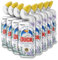 Duck Deep Action Gel Toilet Cleaner Liquid, Removes Limescale, Long Lasting Fragrance, Eucalyptus & Lavender, Pack of 8 (8 x 750ml)