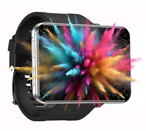 Silvergear Orologio Digitale Smartwatch XL | Smartwatch Bluetooth XL | Schermo Touch 2.4 Pollici | Orologio Digitale Sportivo XL | Monitor Battito Cardiaco | Pedometro | 16GB | Argento