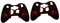 jojofuny 2 Custodie in Silicone per Controller 360 Rosse - Protezione da Graffi E Grasso