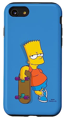 Die Simpsons Bart Simpson Himmelblau Hülle für iPhone SE (2020) / 7 / 8