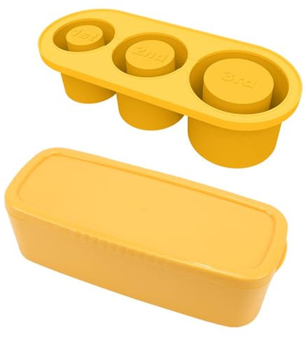 lefeindgdi Silicone Ice Maker with Lid with Removable Lids Easy Cleaning Mould for Whiskey Cocktail Coffee