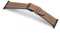 MANUFAKTURWERK Bracciale HOHELUFT | compatibile con Apple Watch 1-9, SE | pelle | per uomo e donna | sport | sabbia, Mezzanotte in alluminio, M (Standard). 38 mm / 40 mm / 41 mm