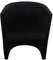 MartHome Cocktailsessel Club Tom Velour - Sessel für Wohnzimmer, Büro, Hotel - Sitzmöbel, Hotelmöbel Gepolsterter Stuhl Clubsessel Stuhl Loungesessel Cocktailsessel (Schwarz)