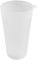 Monouso | 14 Vasos de Plástico Reutilizables 400 ml, Translúcidos, Plástico Duro, Vasos con Argolla, Colgables, Irrompibles, Para Fiestas, Conciertos, Festivales, Bebidas Frías y Calientes