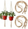 ZDL Macramé Pot Suspendu - 2 Pièces Suspension Plante en Corde de Coton pour Fleur - Support Décoratif du Jardin