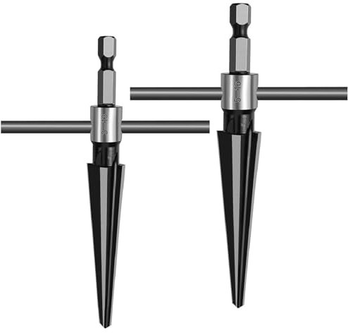 Handreibahle, konisch, 6 Rillen, konische Reibahle, 3–13 mm, 5–16 mm, Musikinstrumentenöffnung, Bohrwerkzeug, 2 Stück