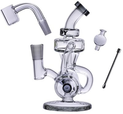 Goody Glass Drummer Boy Mini Dab Rig 4Piece Kit Bong - Gris