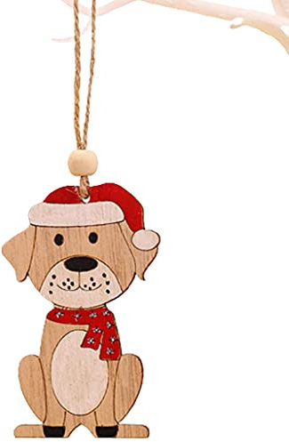 YIZITU Decoración para árbol de Navidad, diseño de dibujos animados para muñeca colgada en chimeneas, barandillas de escaleras, puertas, árboles de Navidad, exquisitos para Creati