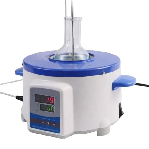 Aioneer Magnetic Stirrer, 250Ml, 500Ml, 1000Ml Chemistry Coil, Digital Heating Mantle With Magnetic Stirrer-Blue and white-1000ml