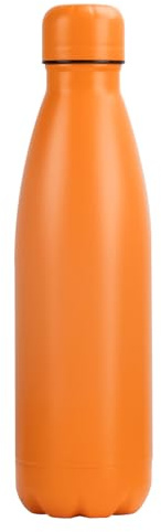 OWS 17oz Insulated Water Bottles Bulk 1/2/4 Pack, Metal Sports Water Bottles, Double Wall Vacuum BPA-Free Flask for School, Sports(rose gold 1pc)