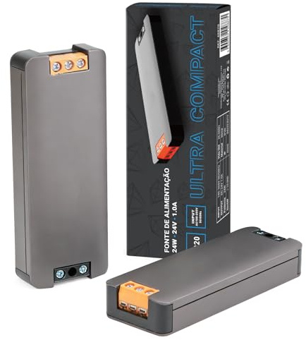 Maxled, Light is Led! 2x Transformador 220V a 24V, 24W LED Driver de Bajo Tensión Controlador Ultra Fino Alimentación AC220V a CC24V 1A Compacto Fuente Alimentación LED Tira Transformador