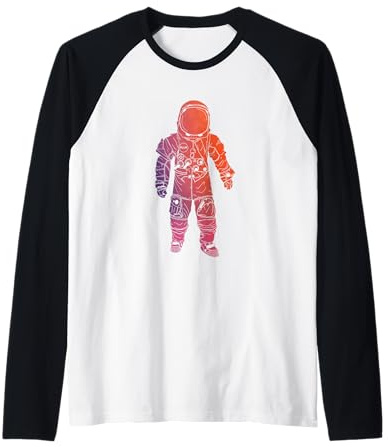Rave Invaders Plur Space Force Astronaut House Musik-Rave Raglan