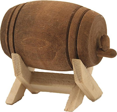 Unbekannt Miniatur Zubehör, Weinfass groß Höhe ca. 5,2cm