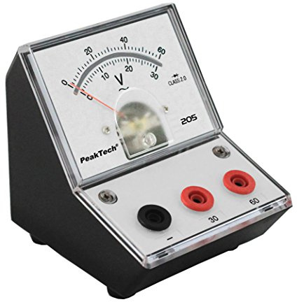 PeakTech 205-12 - Spannungsmessgerät Voltmeter Analog 30V 60V AC
