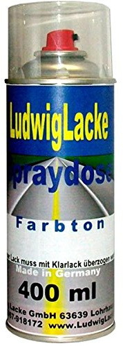 LudwigLacke Spraydose Autolack für VW 400ml im Farbton Moonsilver Metallic LR7X Bj.99-03