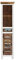 Woodkings® Hochschrank Perth weiß, recyceltes Massivholz bunt antik, Regal Bücherregal Wohnmöbel Vintage, Design Badschrank Badmöbel Holzmöbel