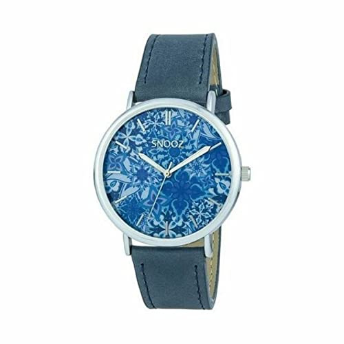 Snooz Men's Quartz Analogue Watch with Leather Strap Saa1041-72