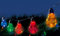 Trango 3208 LED Party Lichterkette – 10x bunte RGB Leuchten in Glühbirnenform aus Echtglas | 8 m Lichterkette für Party, Deko & Stimmung | Innenbereich | inkl. Netzteil