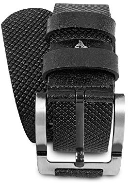 Rock Creek Designer Herren Ledergürtel Echt Leder Herrengürtel Breit Jeansgürtel Anzuggürtel Büffelleder Accessoires G-015 Schwarz 130