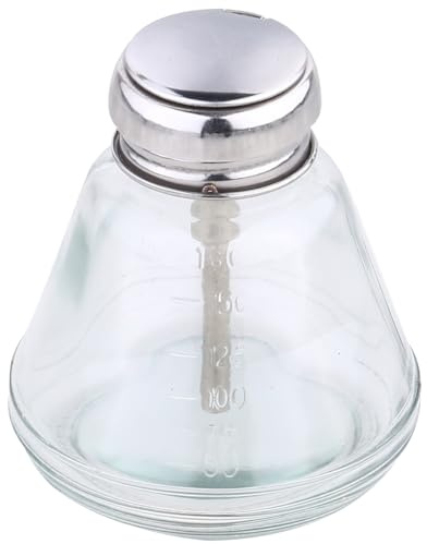 Flacon pulvérisateur Vide en Verre avec Distributeur Push Down Distributeur de Voyage de de pour dissolvant de Vernis à Ongles Liquide