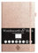Dünnes klassisches Premium Bullet Grid Journal mit Stiftschlaufe | A5 5,8 x 8,3 Dotted Hardcover Notebook | Nummerierte Seiten | Dotted Journal | Leder Innentasche | 160 GSM Elfenbein Papier, Roségold